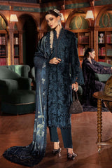 Maria.B  - Winter Luxe Collecton -  Velvet Suit - Teal - WL#1310