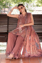 Maria.B - M Print - 3 Piece - Twill Linen Suit - MPT-2801-A