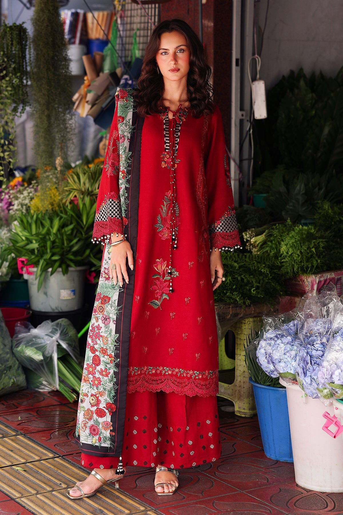 Charizma - Poshima V1 - Winter - Wool Shawl Collection - PSW5#08